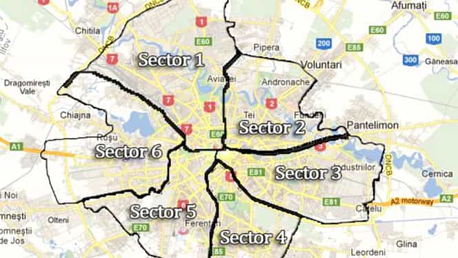 Harta Bucuresti